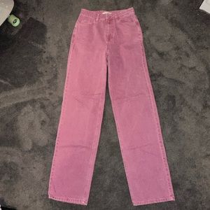 Pink High Rise Jeans from Pacsun